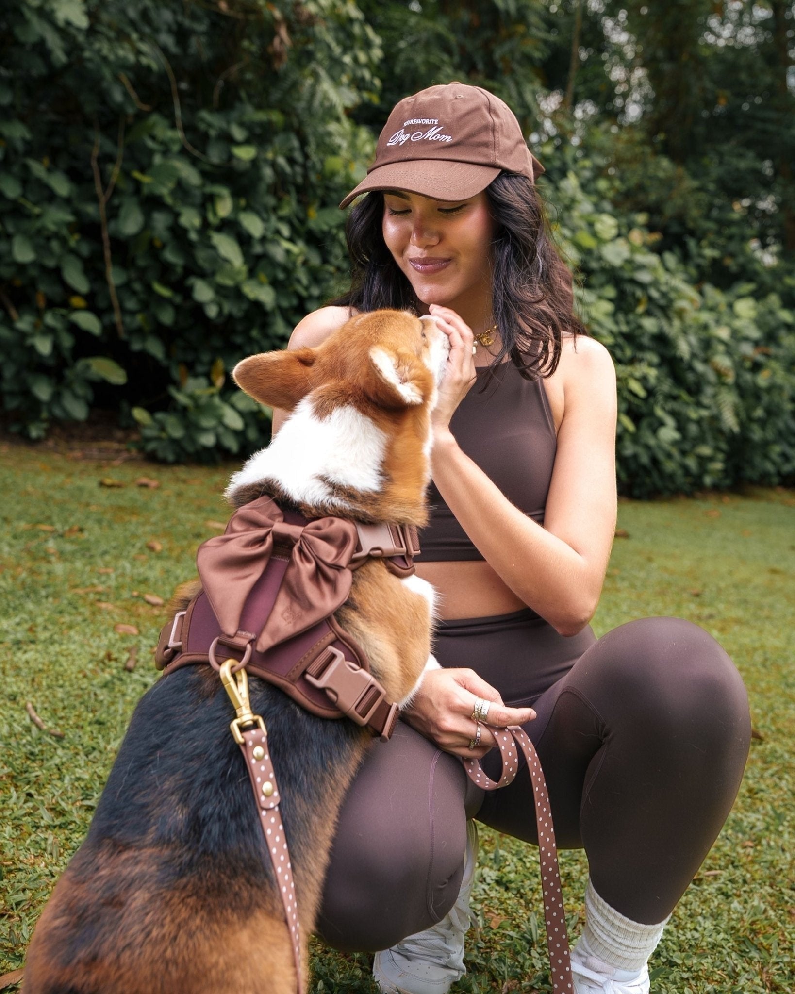 Wander! Bow Harness 2.0 - Cocoa - FURRY MUSE WAN-HAR3-XS-BR