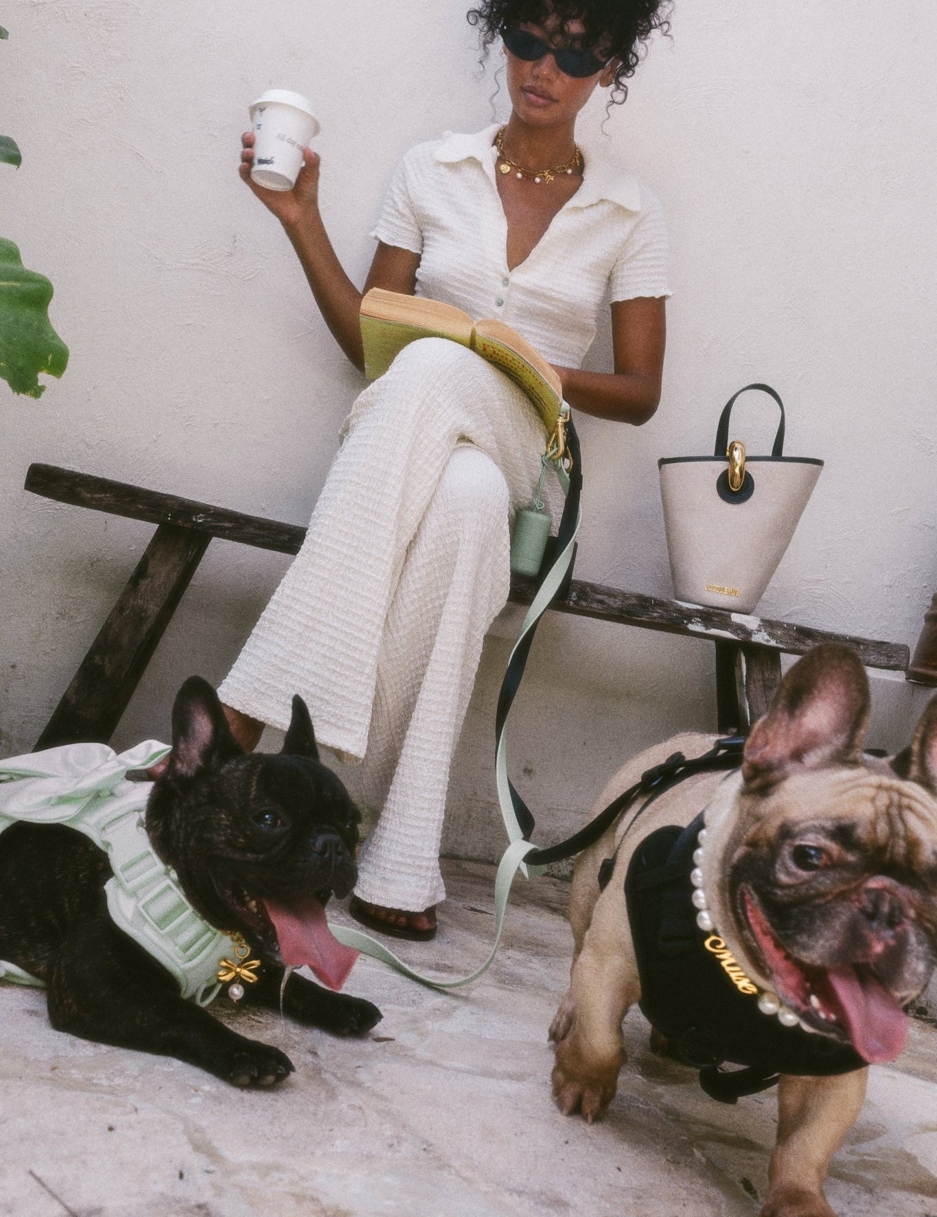 Wander! Bow Harness 2.0 - Matcha - FURRY MUSE WAN-HAR3-XS-GR