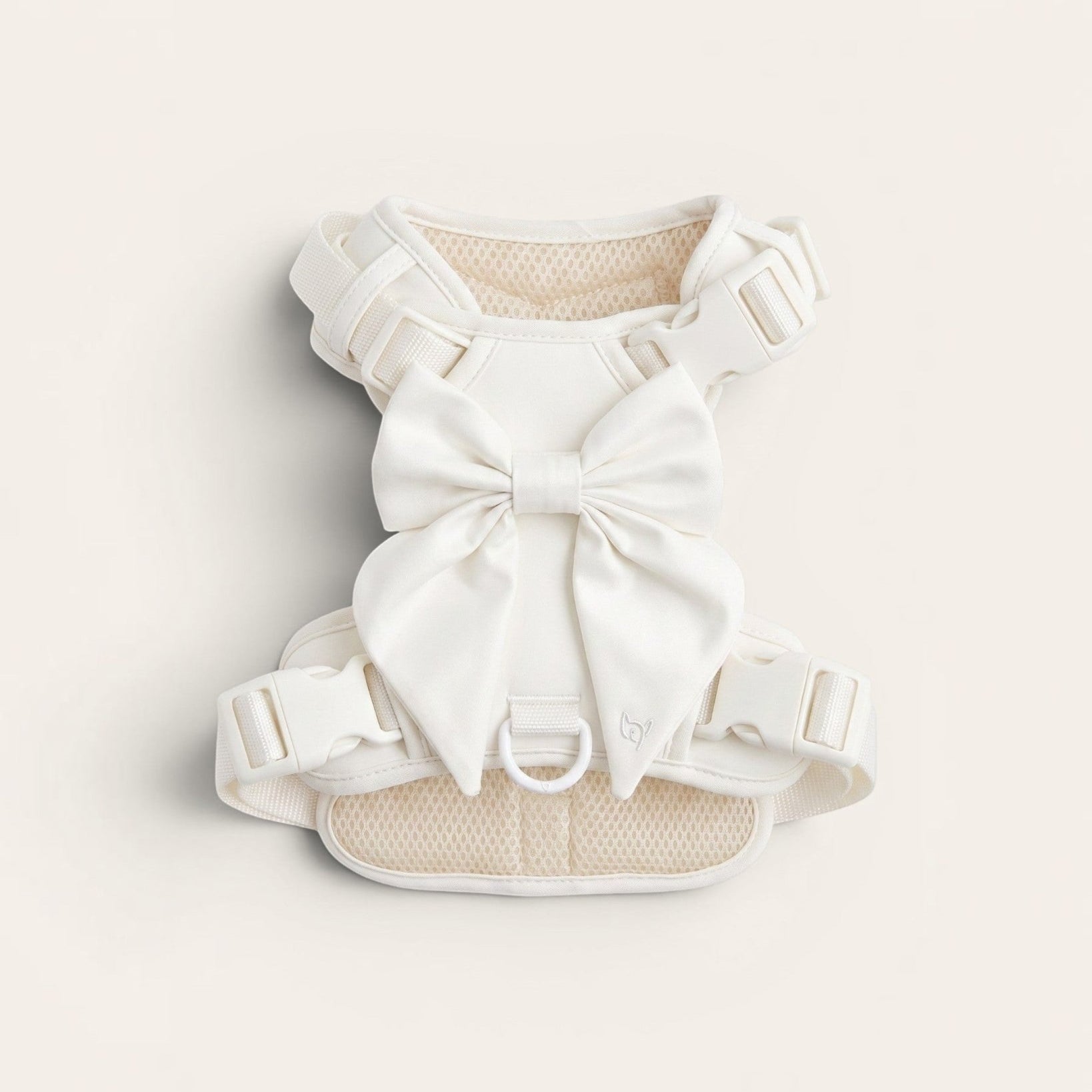 Wander! Bow Harness 2.0 - Pearl - FURRY MUSE WAN-HAR3-XS-WH