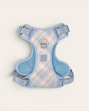Wander! Bow Harness 2.0 - Seaside Plaid - FURRY MUSE WAN-HAR3-XS-LBPD