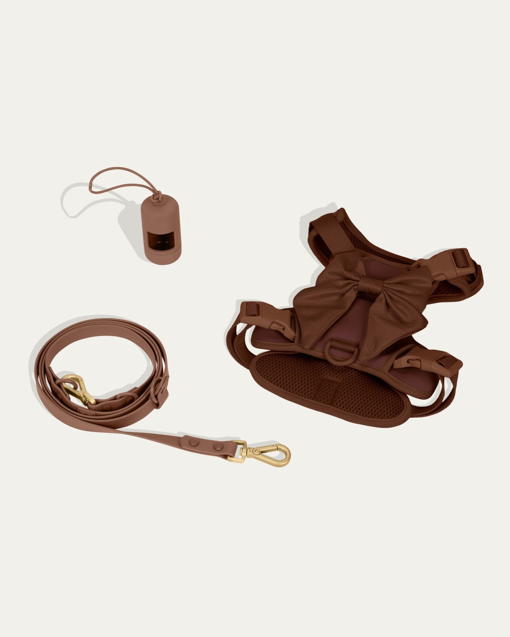 Wander! Bow Harness Kit Cocoa - FURRY MUSE WAN-BOW-HKIT-XS-6FT-BR