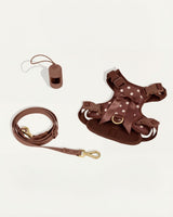 Wander! Bow Harness Kit Cocoa Polka Dot