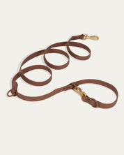 Wander! Bow Harness Kit Cocoa Polka Dot - FURRY MUSE WAN-BOW-HKIT-XS-6FT-BRP