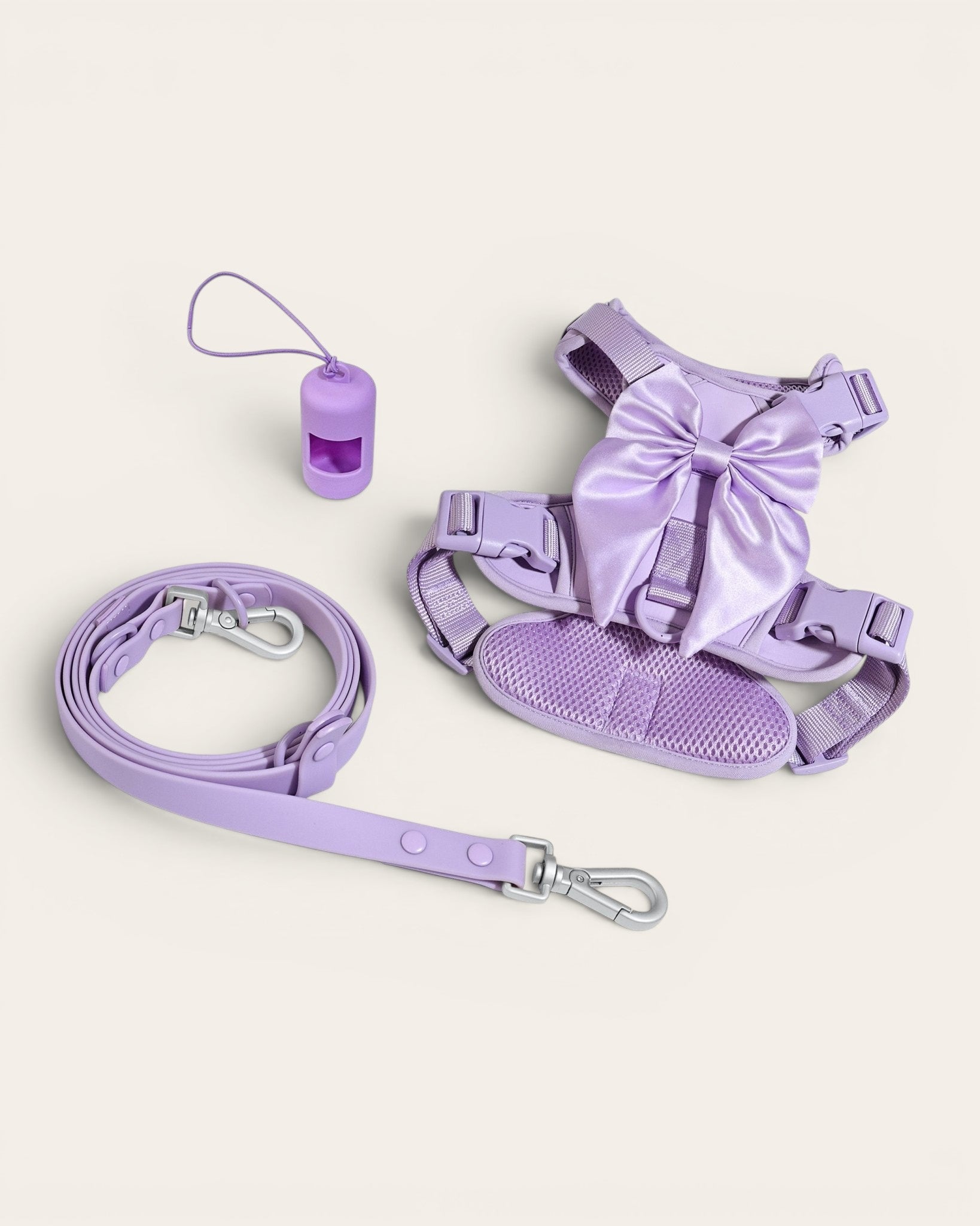 Wander! Bow Harness Kit Lilac - Silver - FURRY MUSE WAN-HKIT-XS-LI-SI