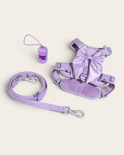 Wander! Bow Harness Kit Lilac - Silver - FURRY MUSE WAN-HKIT-XS-LI-SI