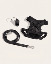 Wander! Bow Harness Kit Midnight - Silver - FURRY MUSE WAN-HKIT-XS-BK-6FT-SI