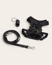 Wander! Bow Harness Kit Midnight - Silver - FURRY MUSE WAN-HKIT-XS-BK-6FT-SI