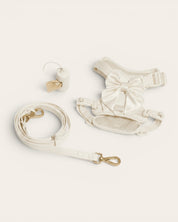 Wander! Bow Harness Kit Pearl - Gold - FURRY MUSE WAN-HKIT-XS-WH-6FT-GO