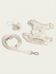 Wander! Bow Harness Kit Pearl - Silver - FURRY MUSE WAN-HKIT-XS-WH-6FT-SI