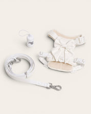 Wander! Bow Harness Kit Pearl - Silver - FURRY MUSE WAN-HKIT-XS-WH-6FT-SI