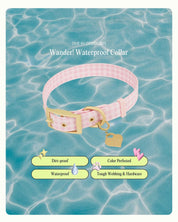 Wander! Collar 2.0 - Blossom Gingham - FURRY MUSE WAN-COL2-S-PNP