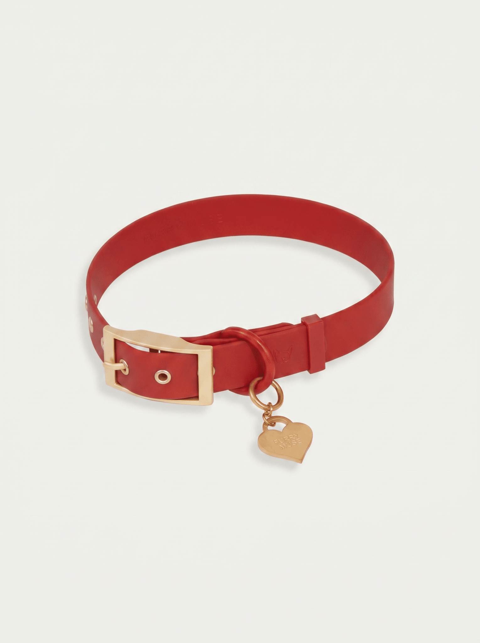 Wander! Collar 2.0 - Cherry - FURRY MUSE WAN-COL2-S-RD