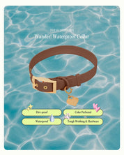 Wander! Collar 2.0 - Cocoa - FURRY MUSE WAN-COL2-S-BR