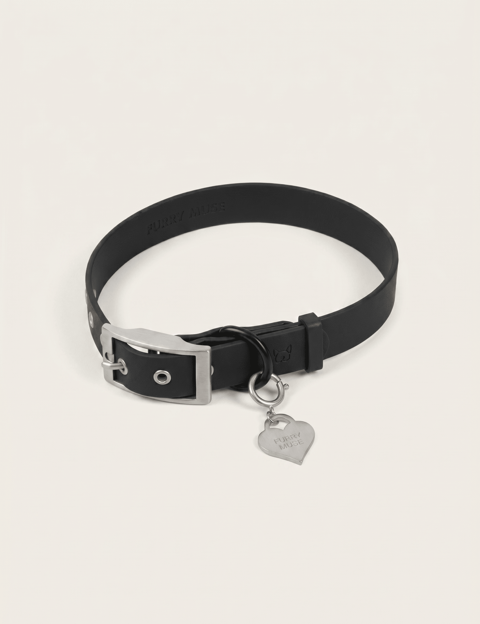 Wander! Collar 2.0 - Midnight - FURRY MUSE WAN-COL2-S-BLK-SI