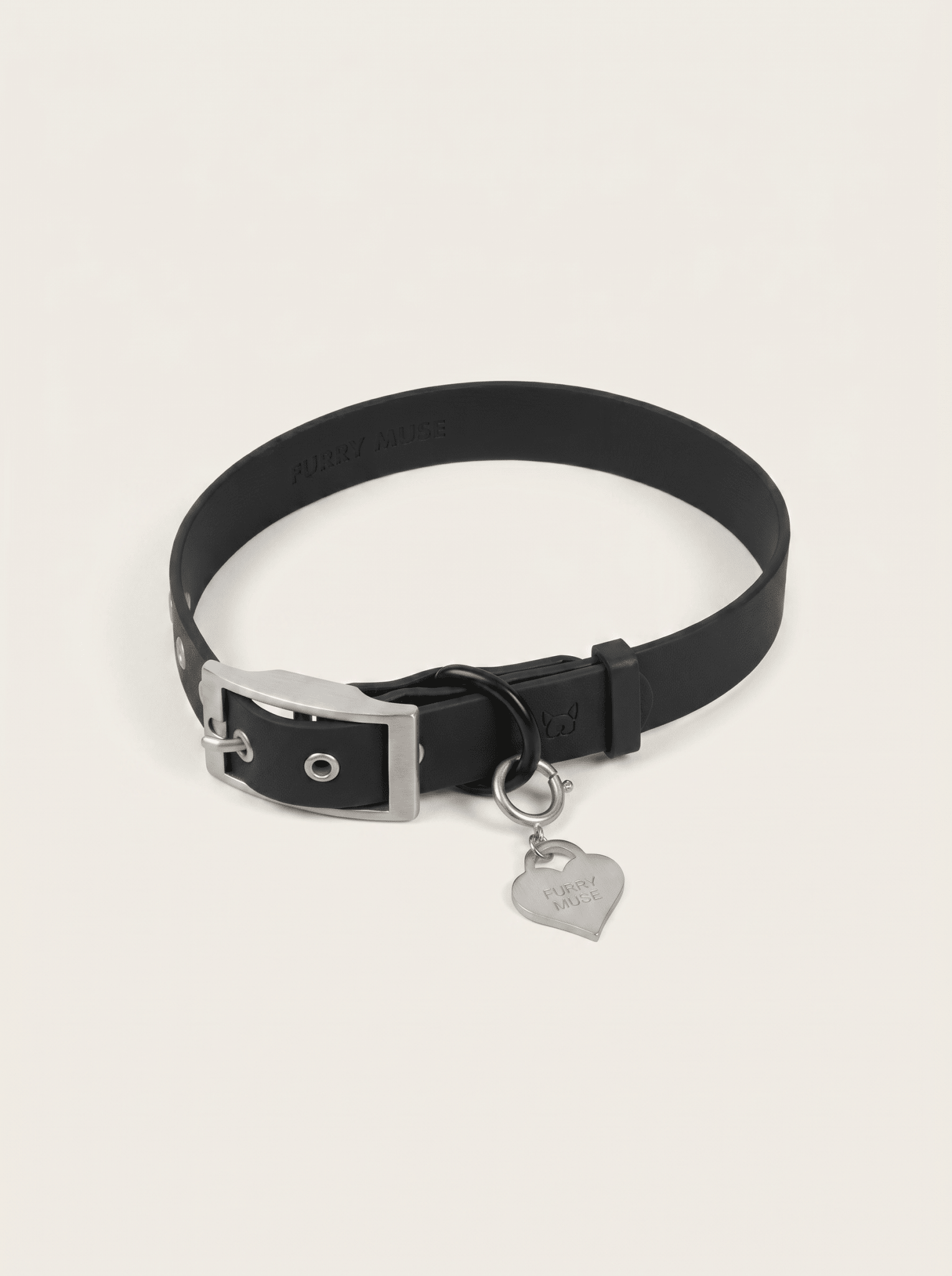 Wander! Collar 2.0 - Midnight - FURRY MUSE WAN-COL2-S-BLK-SI