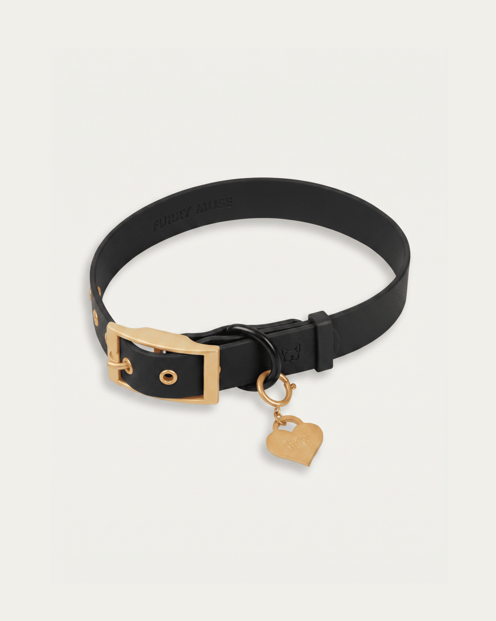 Wander! Collar 2.0 - Midnight - FURRY MUSE WAN-COL2-S-BLK-GO
