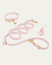 Wander! Collar Kit - Blossom Gingham - FURRY MUSE WAN-CKIT-S-6FT-PNP