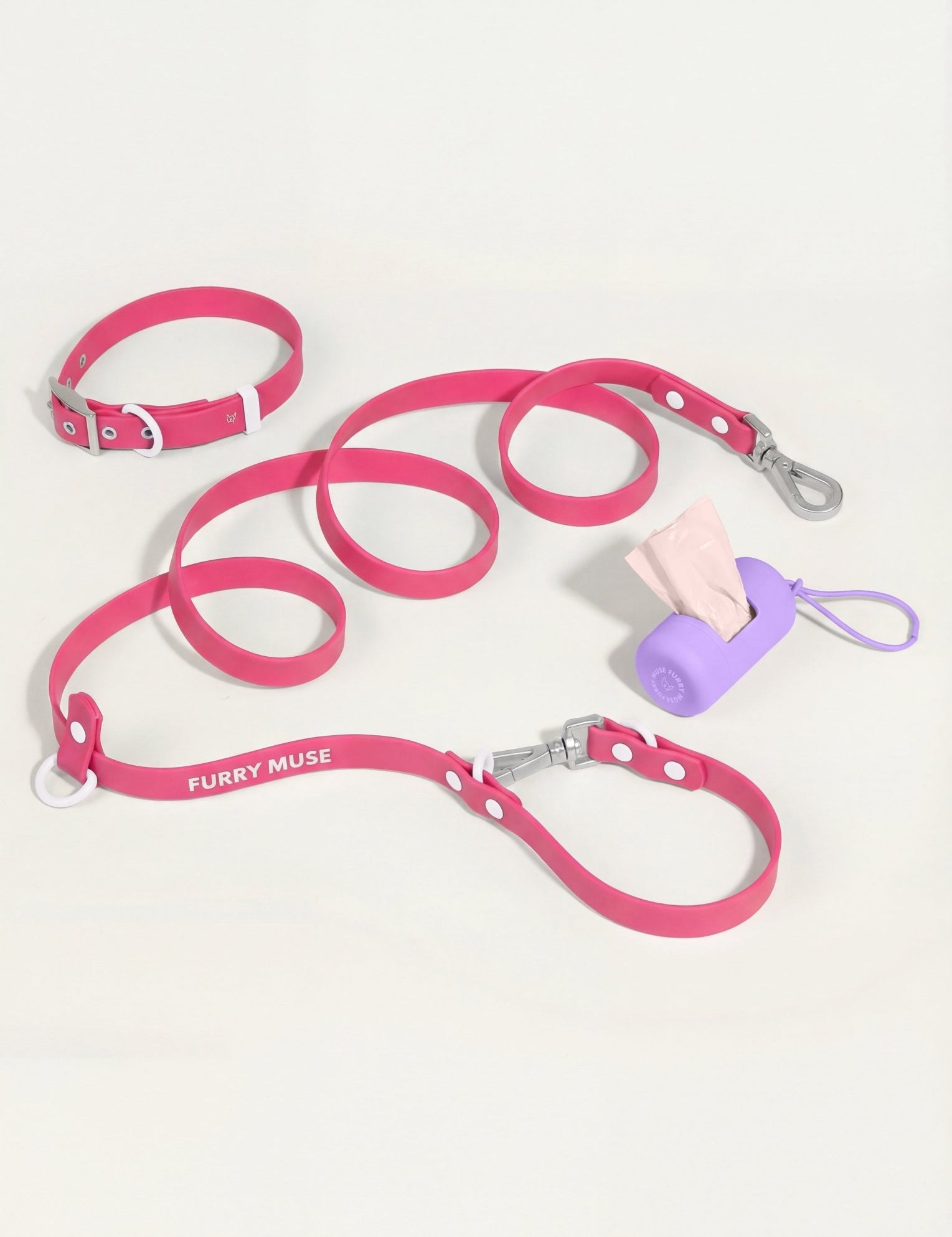 Wander! Collar Kit - Bubblegum - FURRY MUSE WAN-CKIT-S-MA