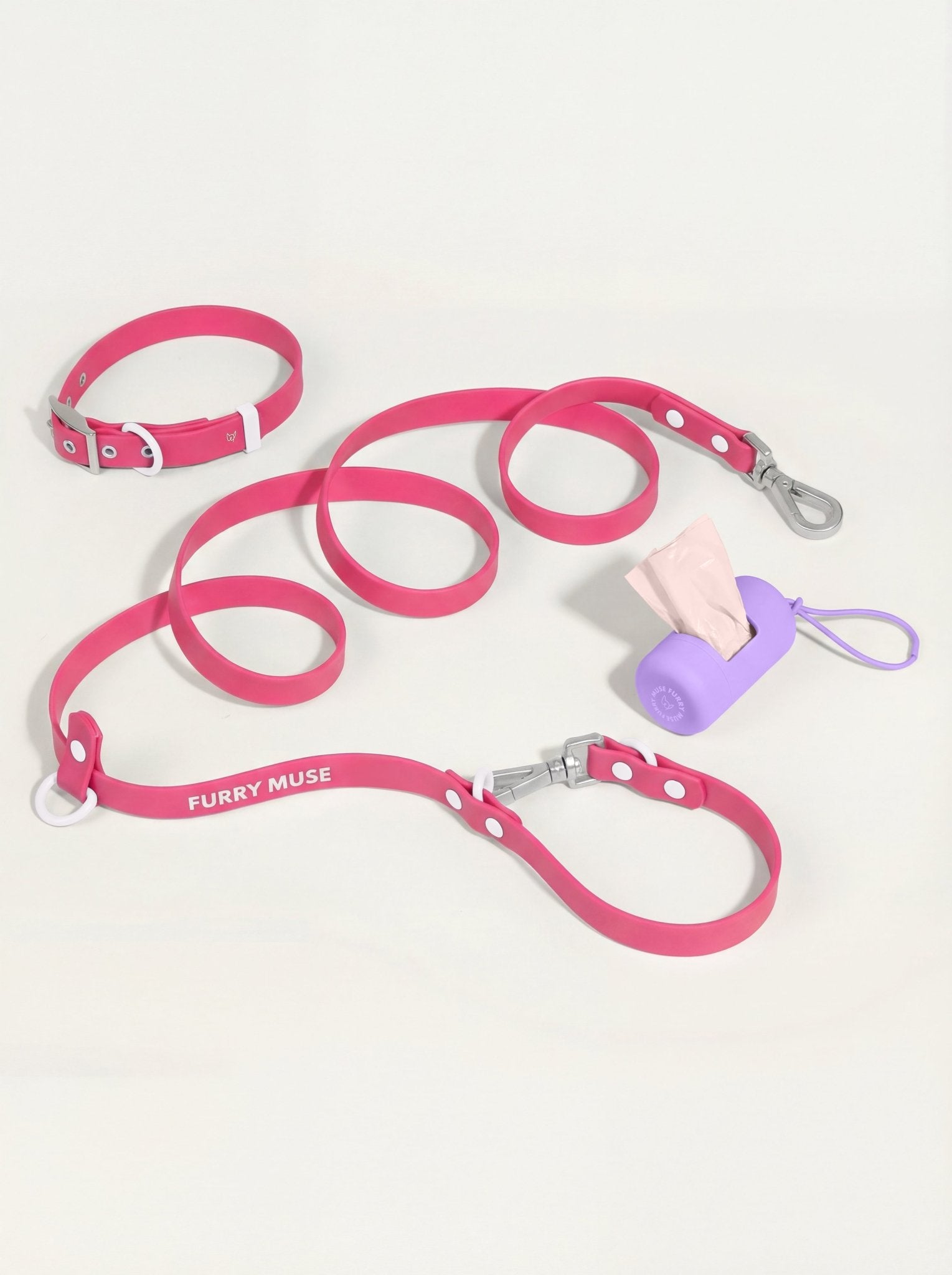 Wander! Collar Kit - Bubblegum - FURRY MUSE WAN-CKIT-S-MA