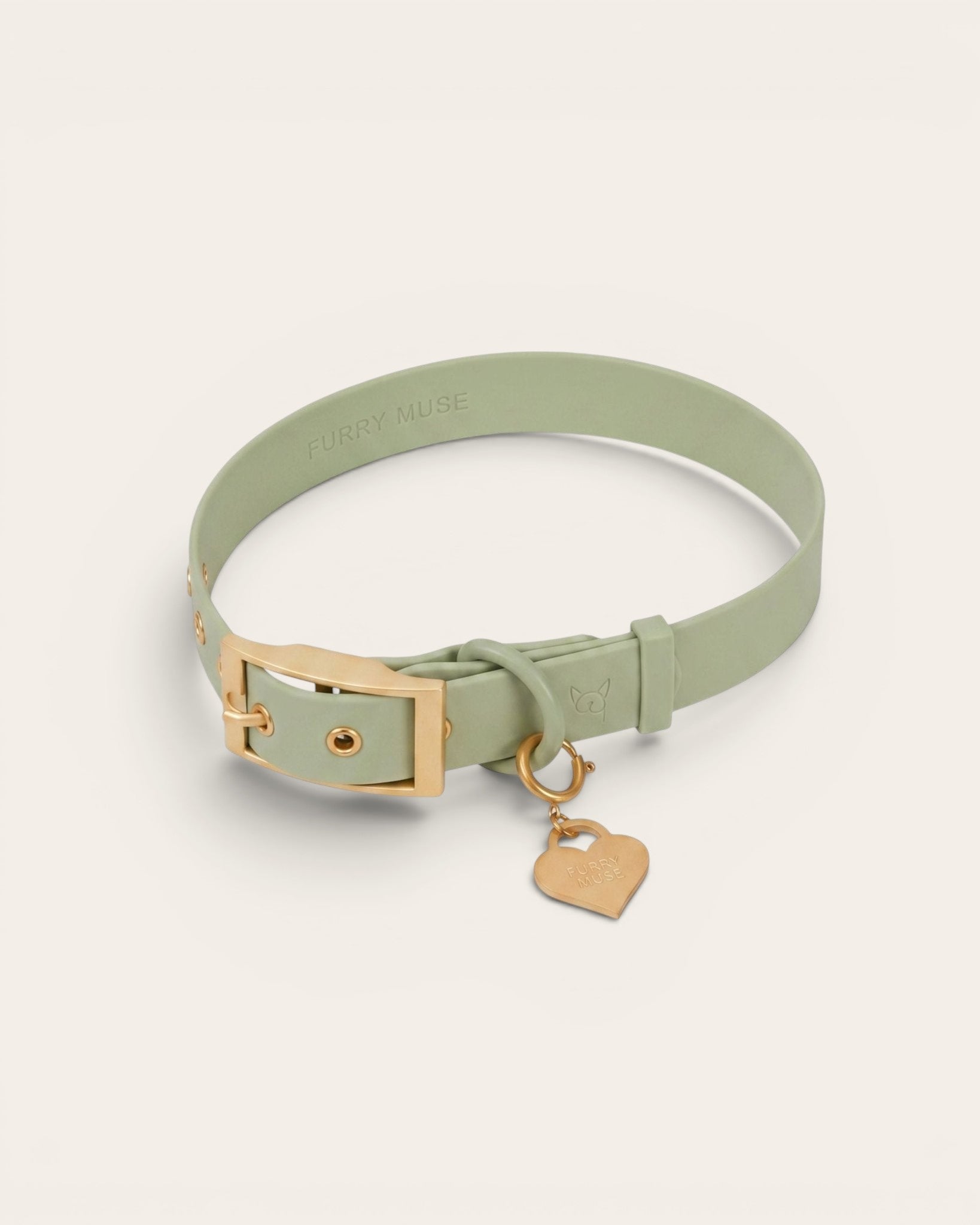 Wander! Collar Kit - Matcha - FURRY MUSE WAN-CKIT-S-GR-6FT-GO