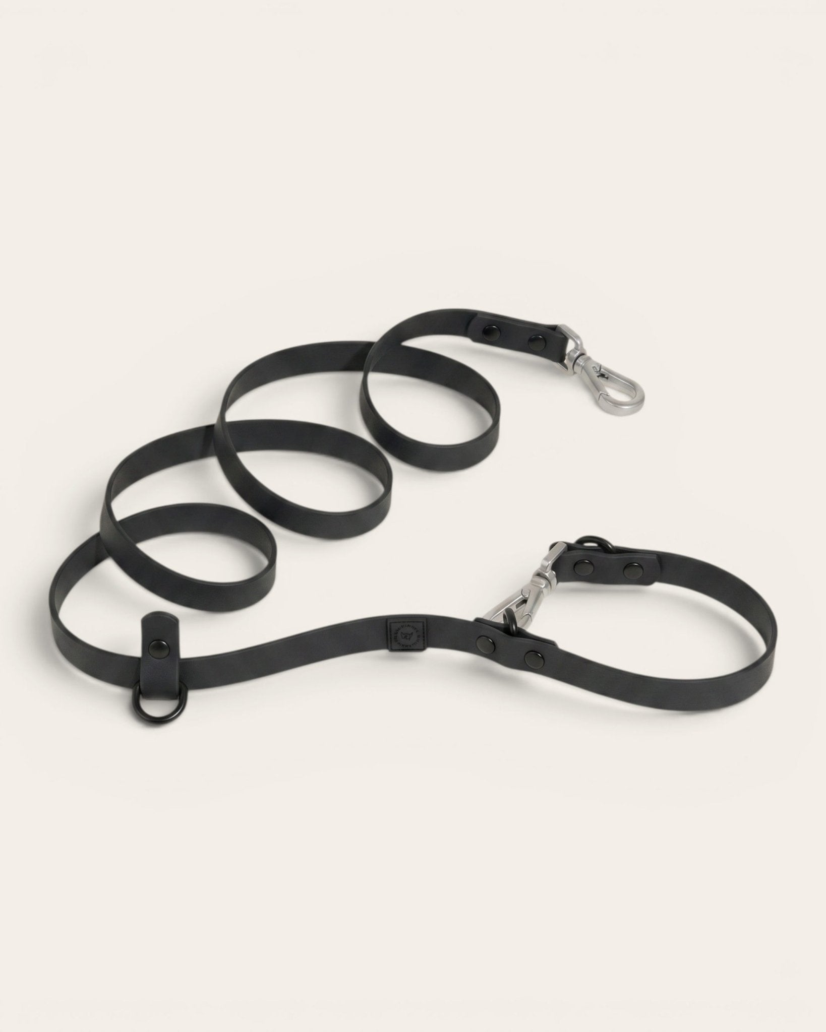 Wander! Collar Kit Midnight - Silver - FURRY MUSE WAN-CKIT-S-BLK-6FT-SI