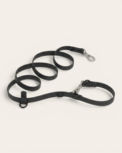 Wander! Collar Kit Midnight - Silver - FURRY MUSE WAN-CKIT-S-BLK-6FT-SI
