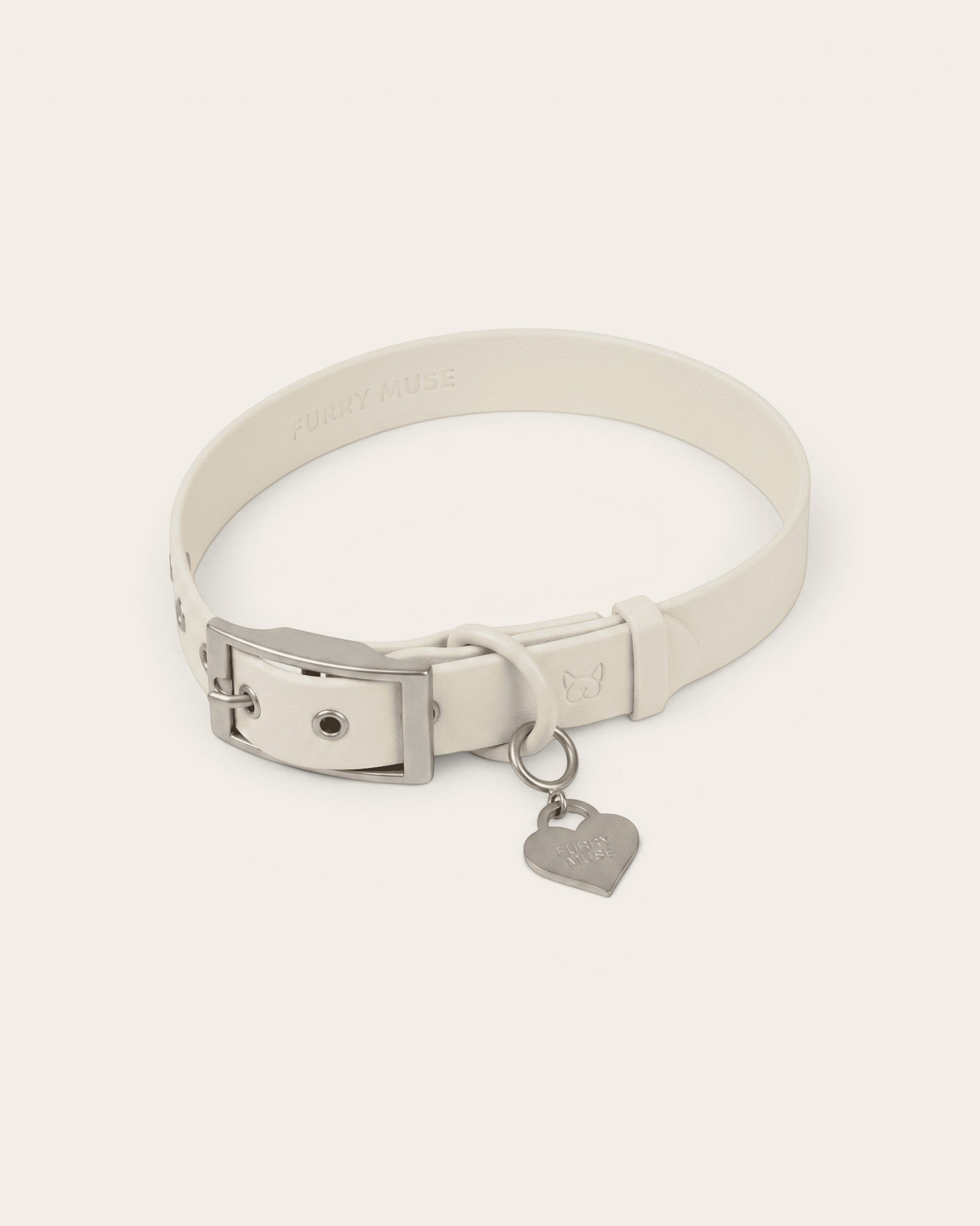 Wander! Collar Kit Pearl - Silver - FURRY MUSE WAN-CKIT-S-WH-6FT-SI