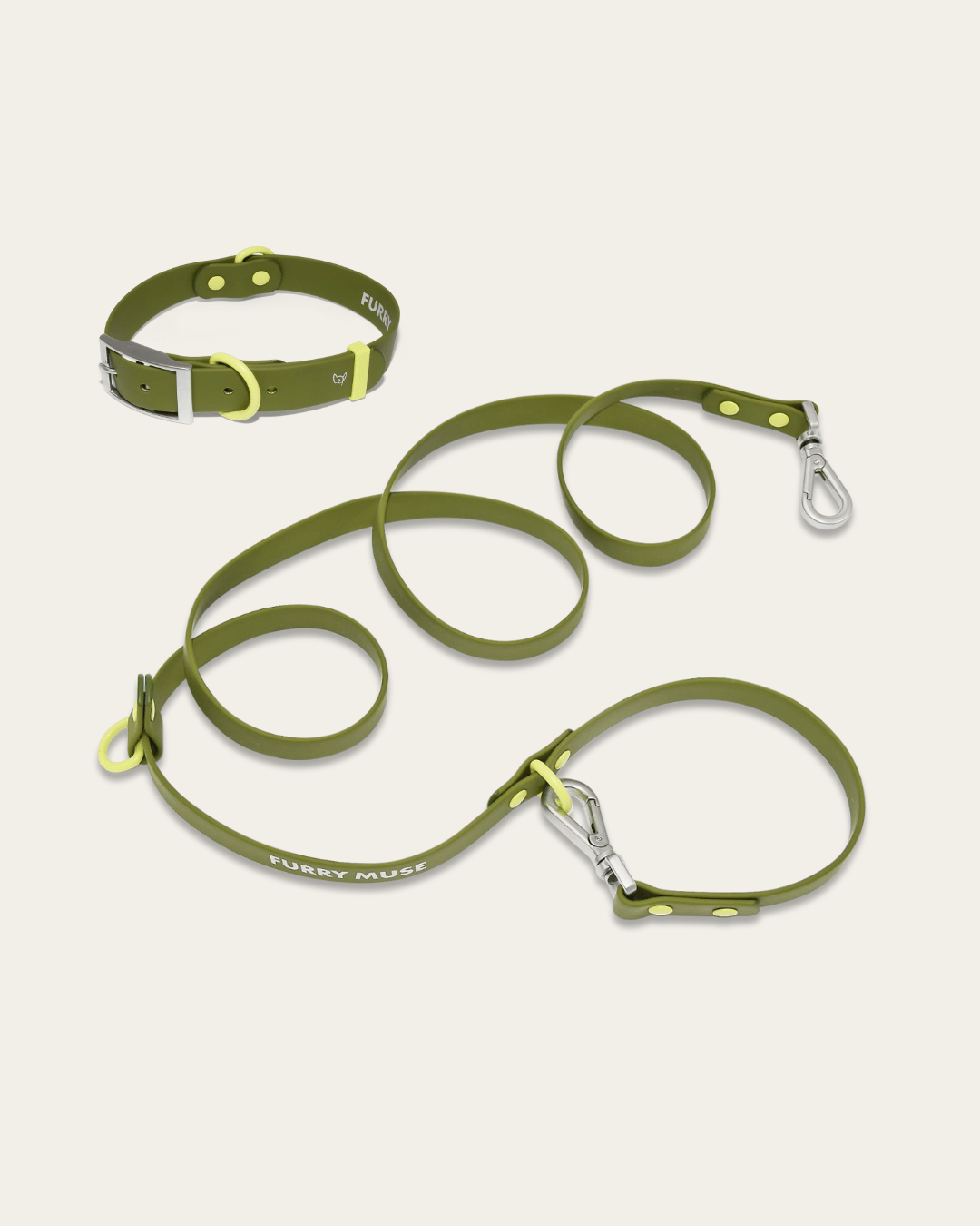 Wander! Collar & Leash Kit Martini - FURRY MUSE WAN - CKIT - S - OL