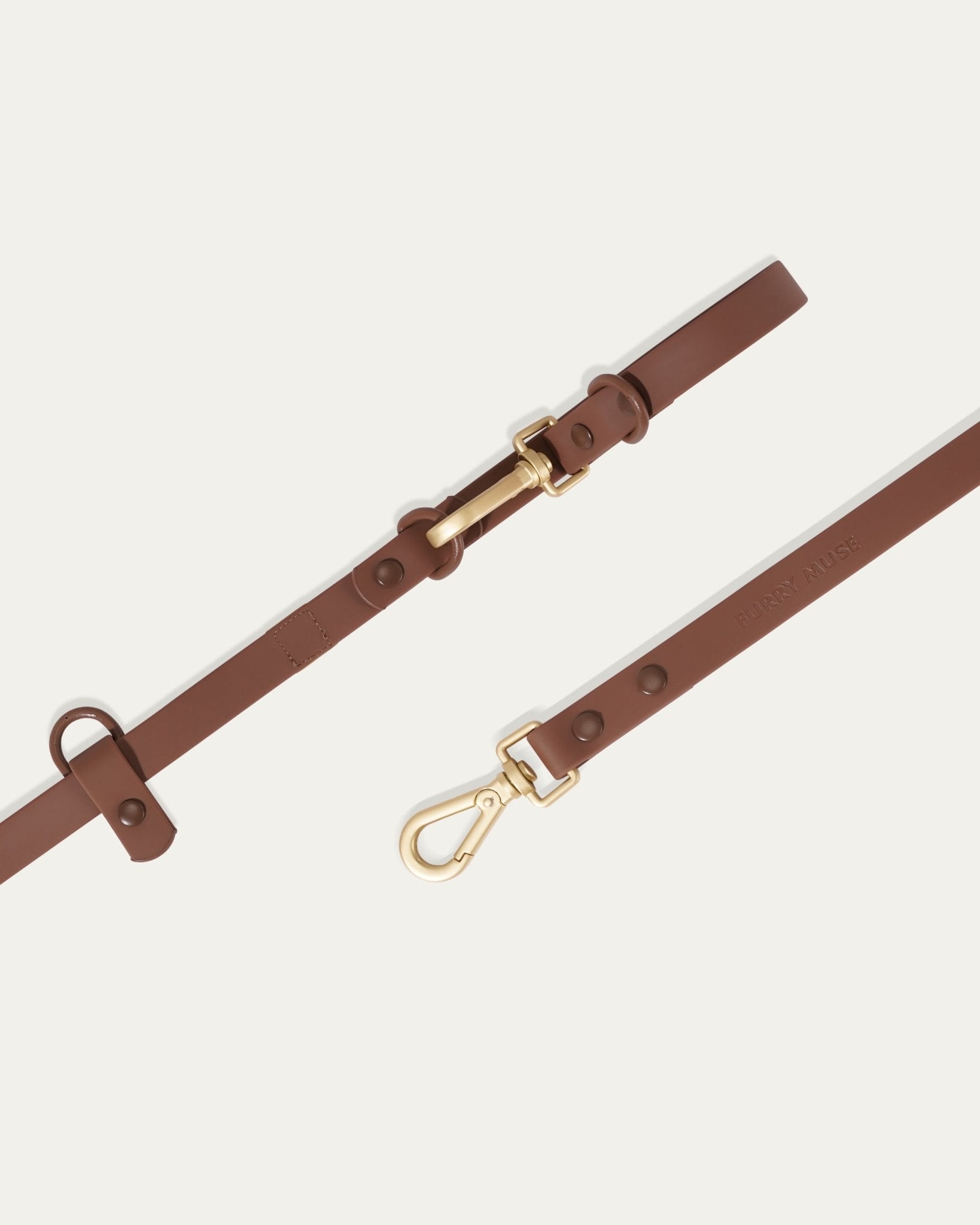 Wander! Multiway 6ft Leash - Cocoa - FURRY MUSE WAN-LEA-6FT-BR