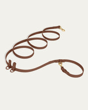 Wander! Multiway 7ft Leash - Cocoa - FURRY MUSE WAN-LEA-7FT-BR