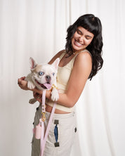 Wander! Multiway Leash - Blossom Gingham - FURRY MUSE WAN-LEA-6FT-PNP