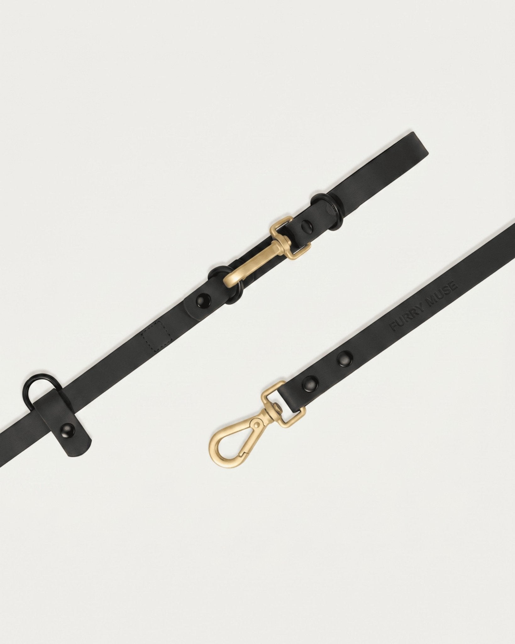 Wander! Multiway Leash - Midnight - FURRY MUSE WAN-LEA-6FT-BLK-GO