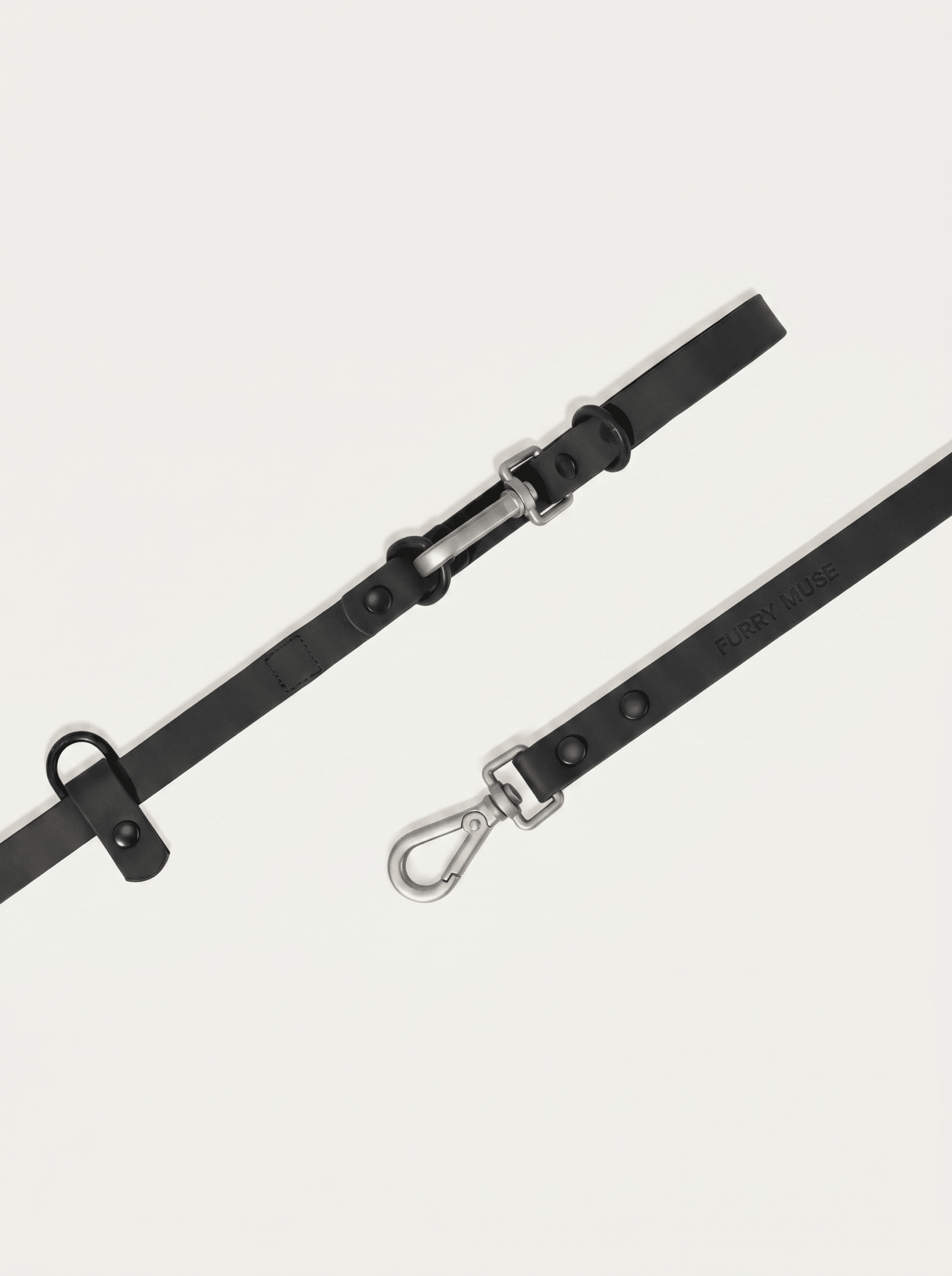 Wander! Multiway Leash - Midnight - FURRY MUSE WAN-LEA-6FT-BLK-GO