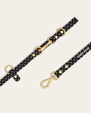 Wander! Multiway Leash - Midnight Polka Dot - FURRY MUSE WAN-LEA-6FT-BKP-GO