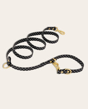 Wander! Multiway Leash - Midnight Polka Dot - FURRY MUSE WAN-LEA-6FT-BKP-GO