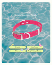 Wander! Waterproof Collar - Bubblegum - FURRY MUSE WAN-COL-S-MA