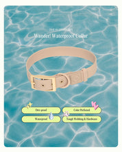 Wander! Waterproof Collar - Latte - FURRY MUSE WAN-COL-S-BR