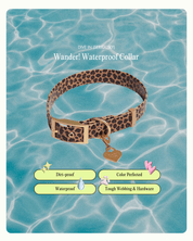 Wander! Waterproof Collar - Leopard - FURRY MUSE WAN-COL-S-LEO